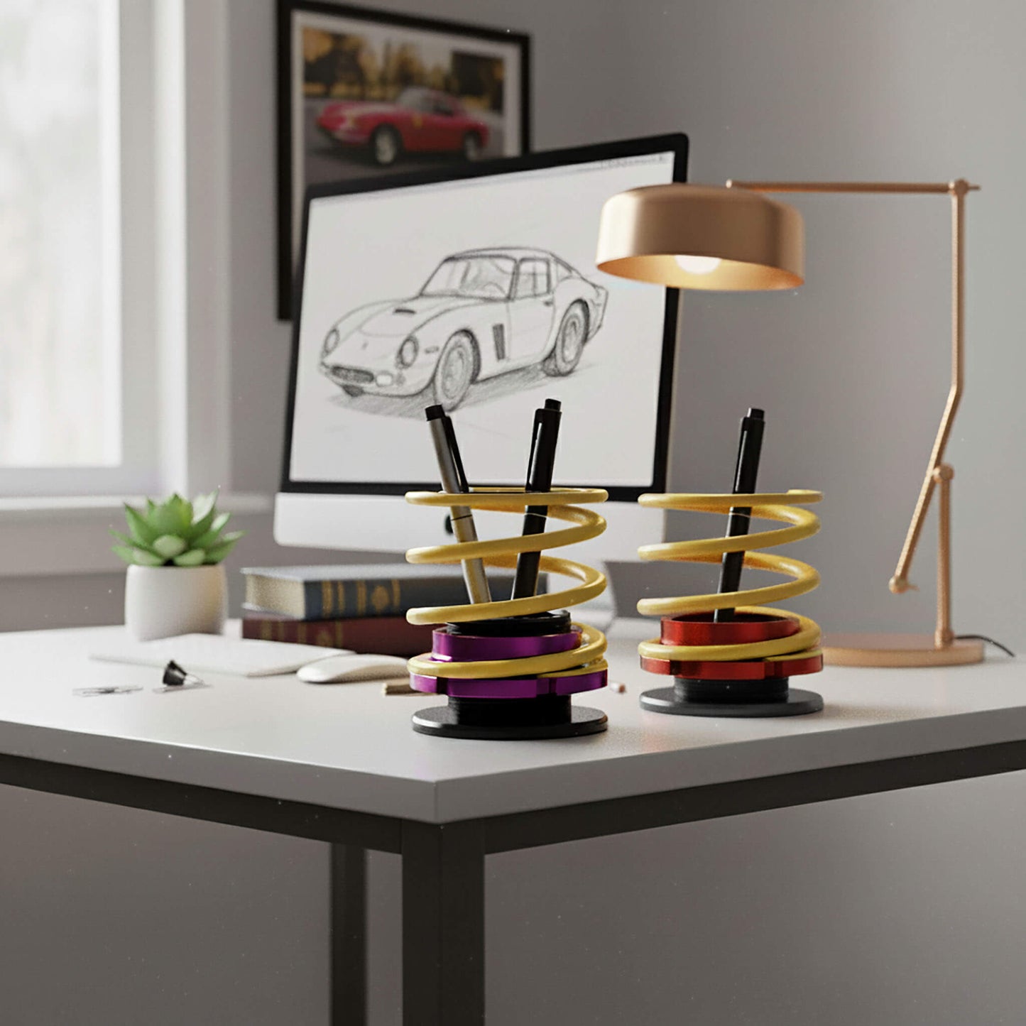 AuraDrive | Mini Coilover Desk Model