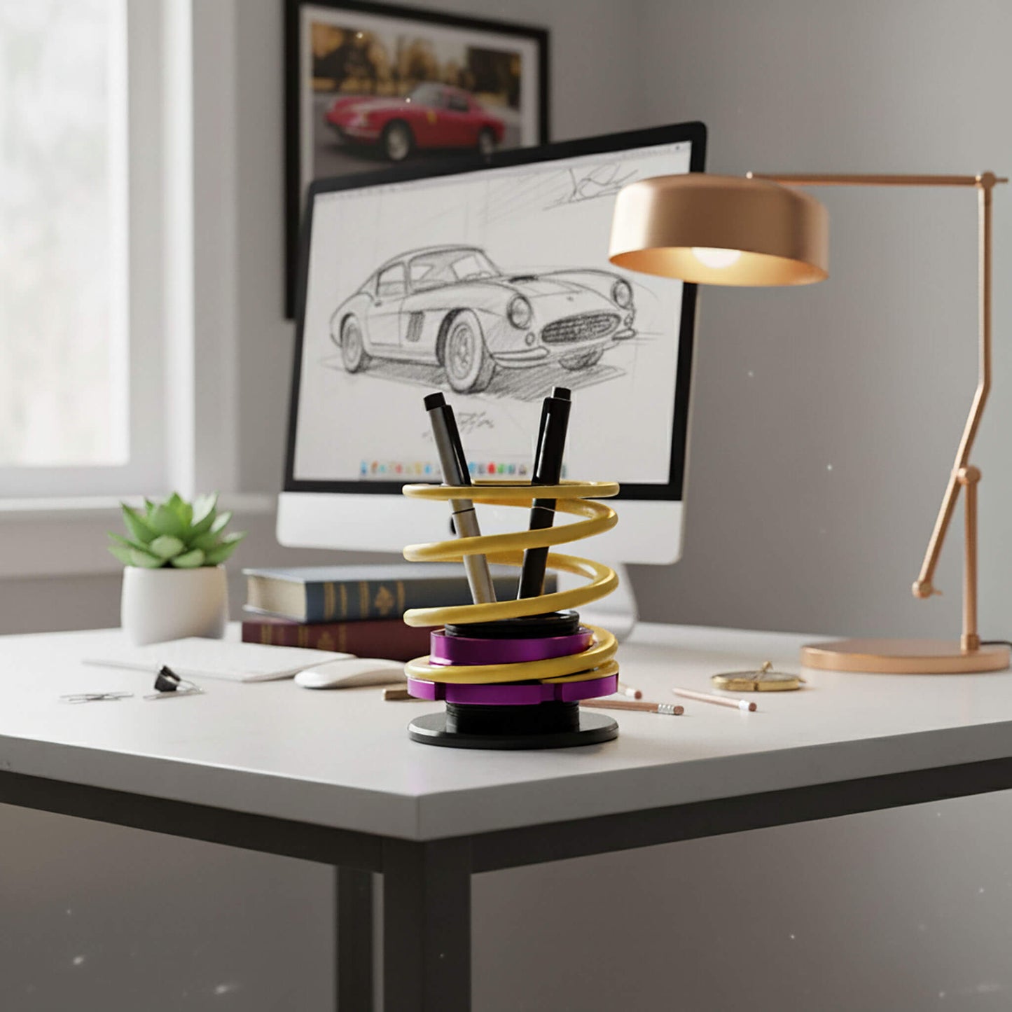 AuraDrive | Mini Coilover Desk Model