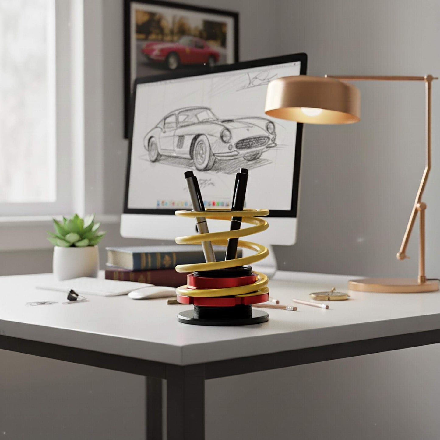 AuraDrive | Mini Coilover Desk Model